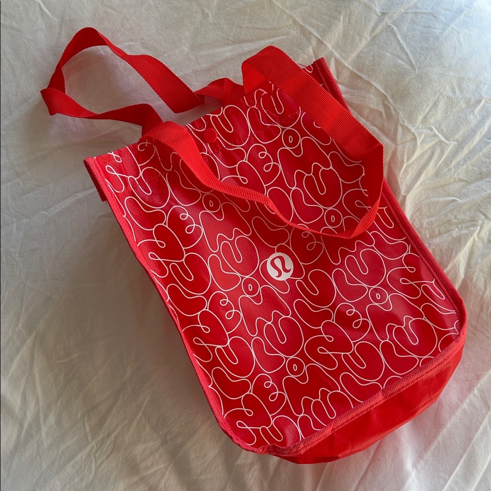 lululemon athletica Vibrant Red Graphic Tote